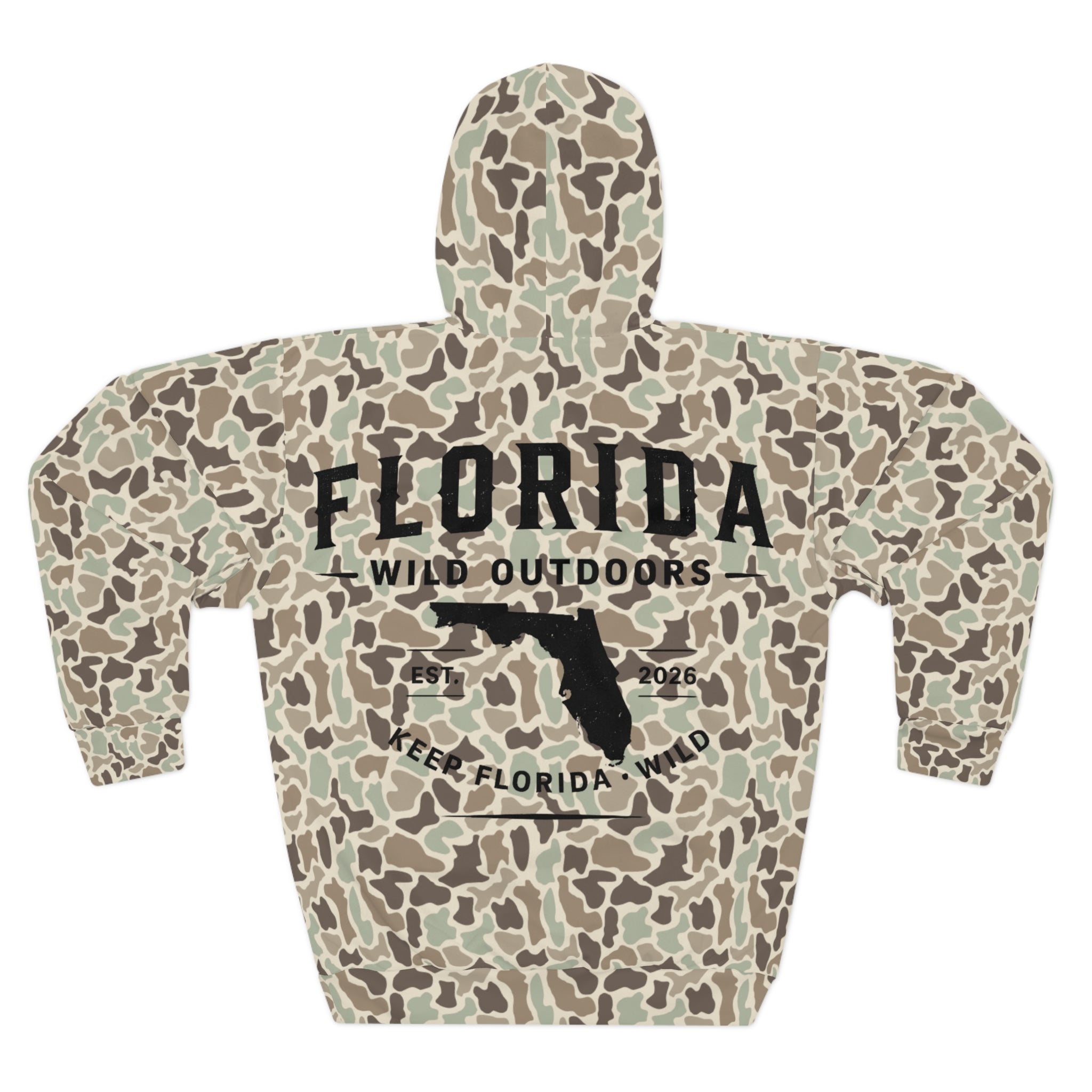 Florida Wild Duck Camo Hoodie