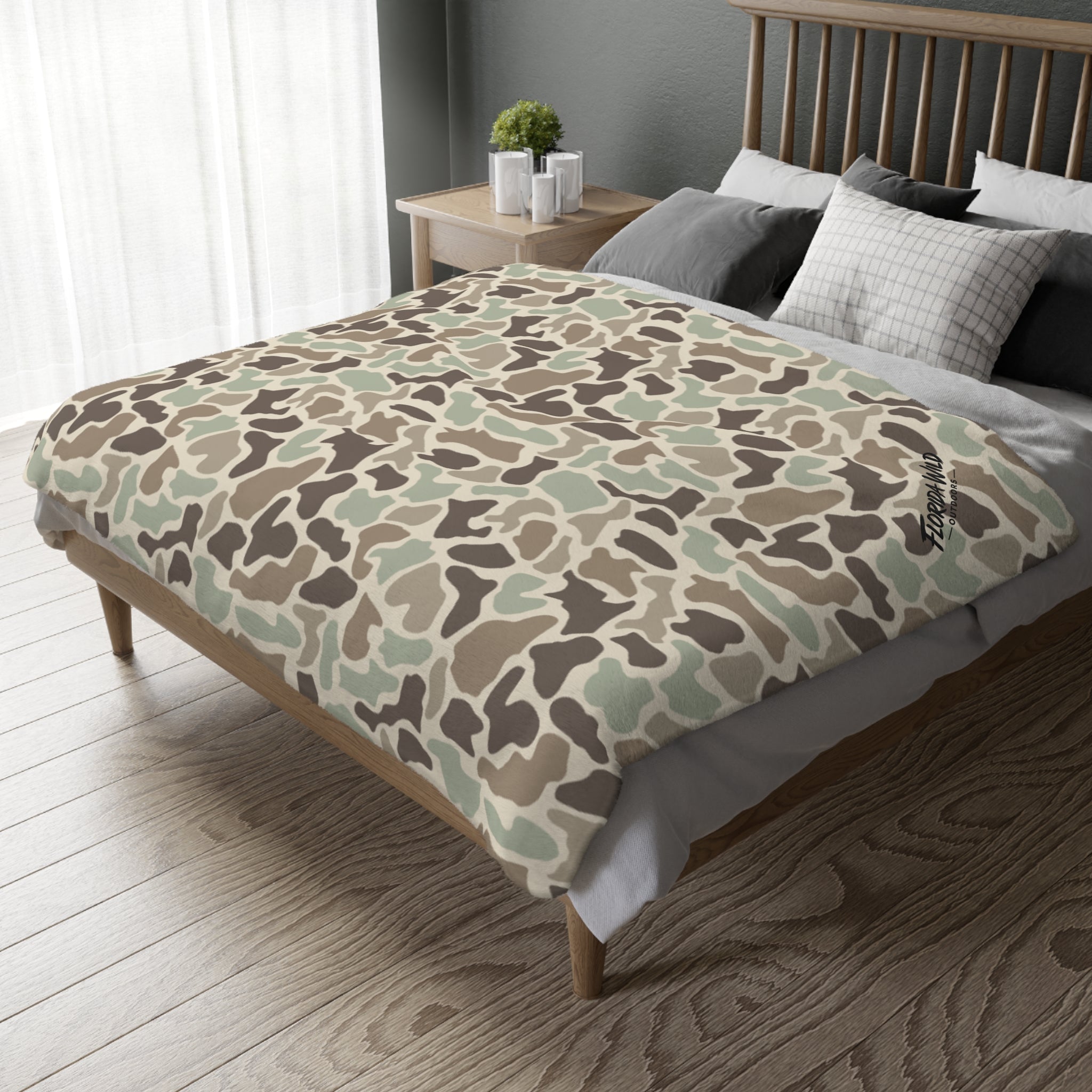 Velveteen Microfiber Blanket (Two-sided print)
